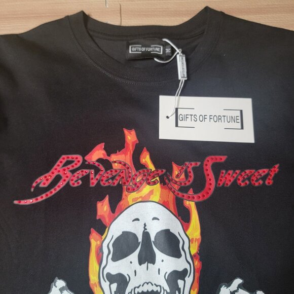 Gifts of Fortune - Sweet is Revenge T-shirt Men Size Medium - with Swarovski - Picture 7 of 7